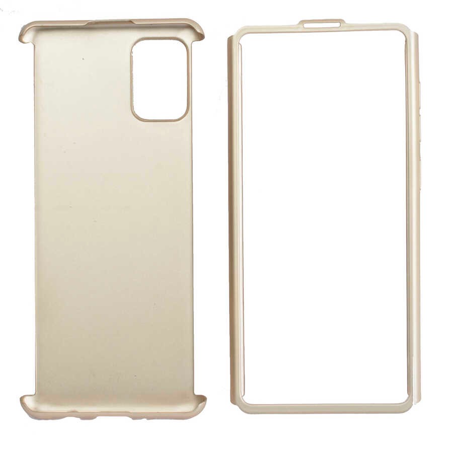 Galaxy A51 Kılıf Zore 360 3 Parçalı Rubber Kılıf