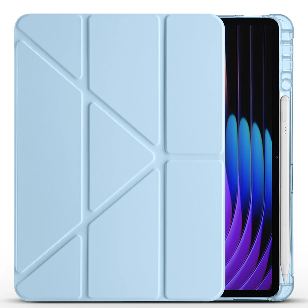 Xiaomi Pad 7 Pro Kılıf Zore Tri Folding Kalem Bölmeli Standlı Kılıf