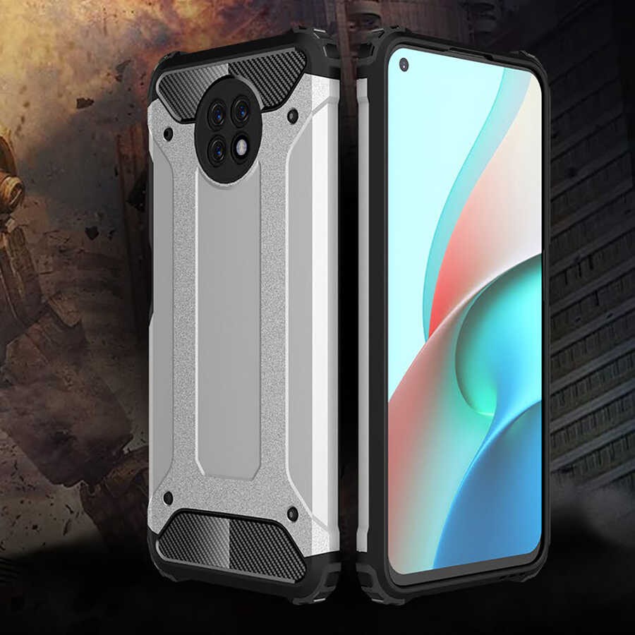 Xiaomi Redmi Note 9 5G Kılıf Zore Crash Silikon Kılıf
