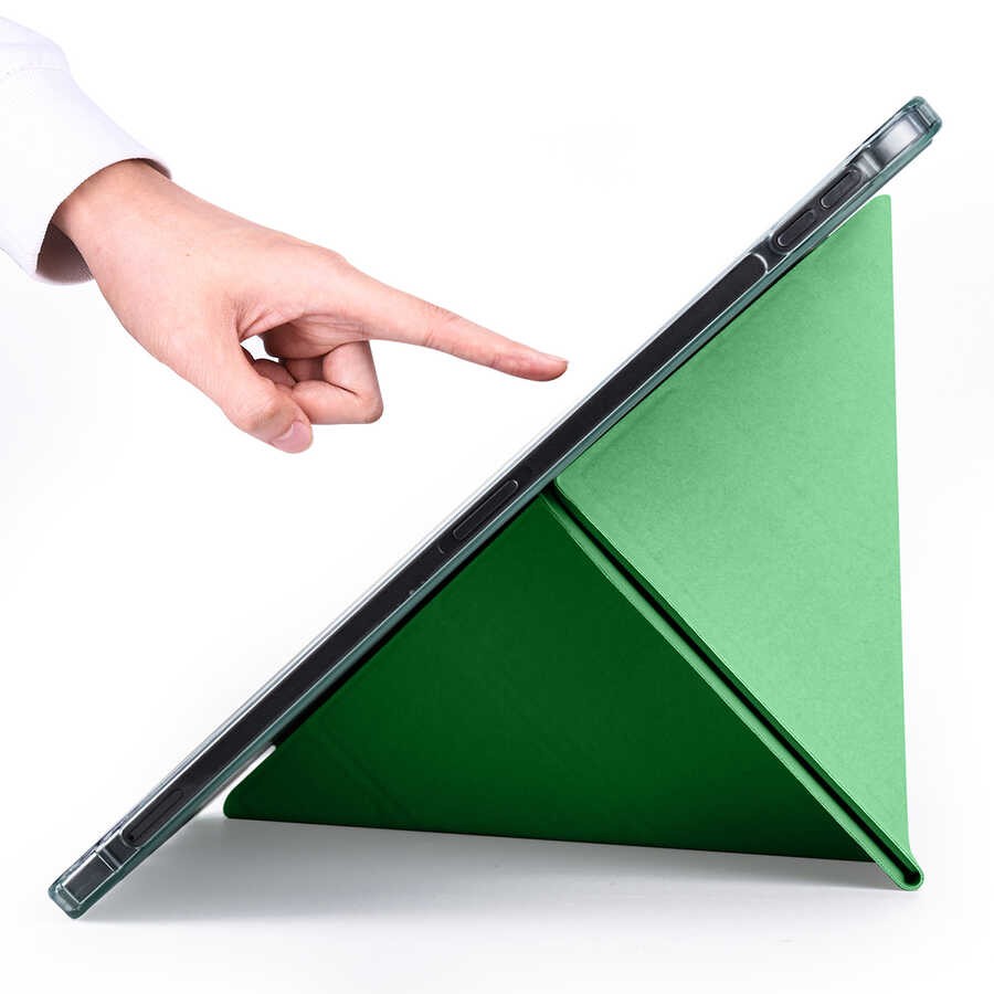 iPad Pro 11 2020 (2.Nesil) Kılıf Zore Tri Folding Kalem Bölmeli Standlı Kılıf