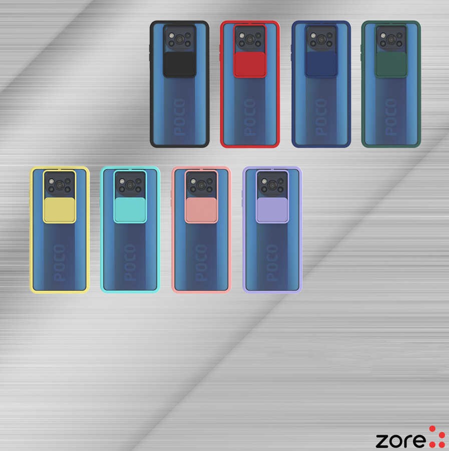 Xiaomi Poco X3 Kılıf Zore Lensi Kılıf