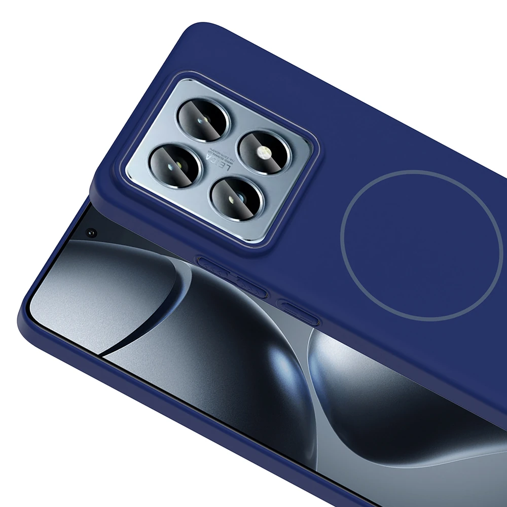 Xiaomi 14T Pro Kılıf M-safe Şarj Özellikli Zore Ruby Sert Kapak