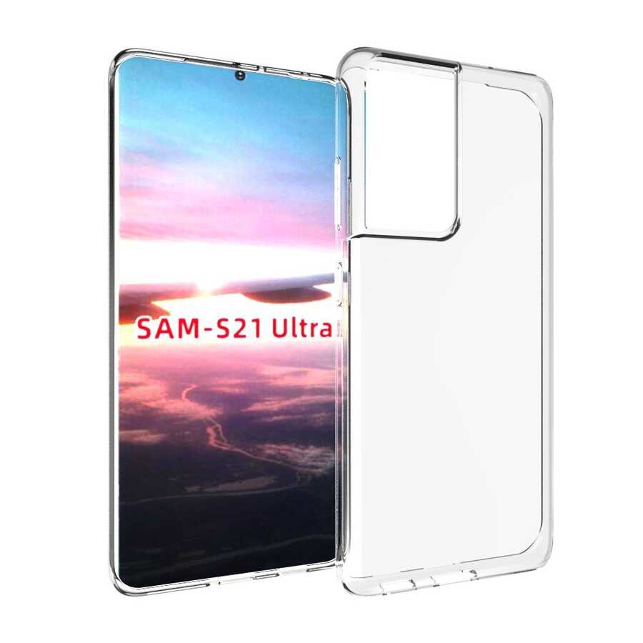 Galaxy S21 Ultra Kılıf Zore Süper Silikon Kılıf