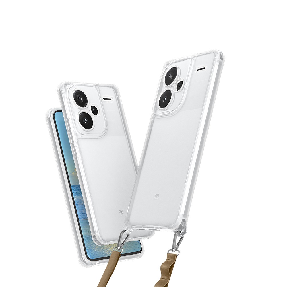Xiaomi Redmi Note 13 Pro Plus 5G Kılıf Airbagli Takılabilir Askı Aparatlı Zore Snap Silikon Kılıf