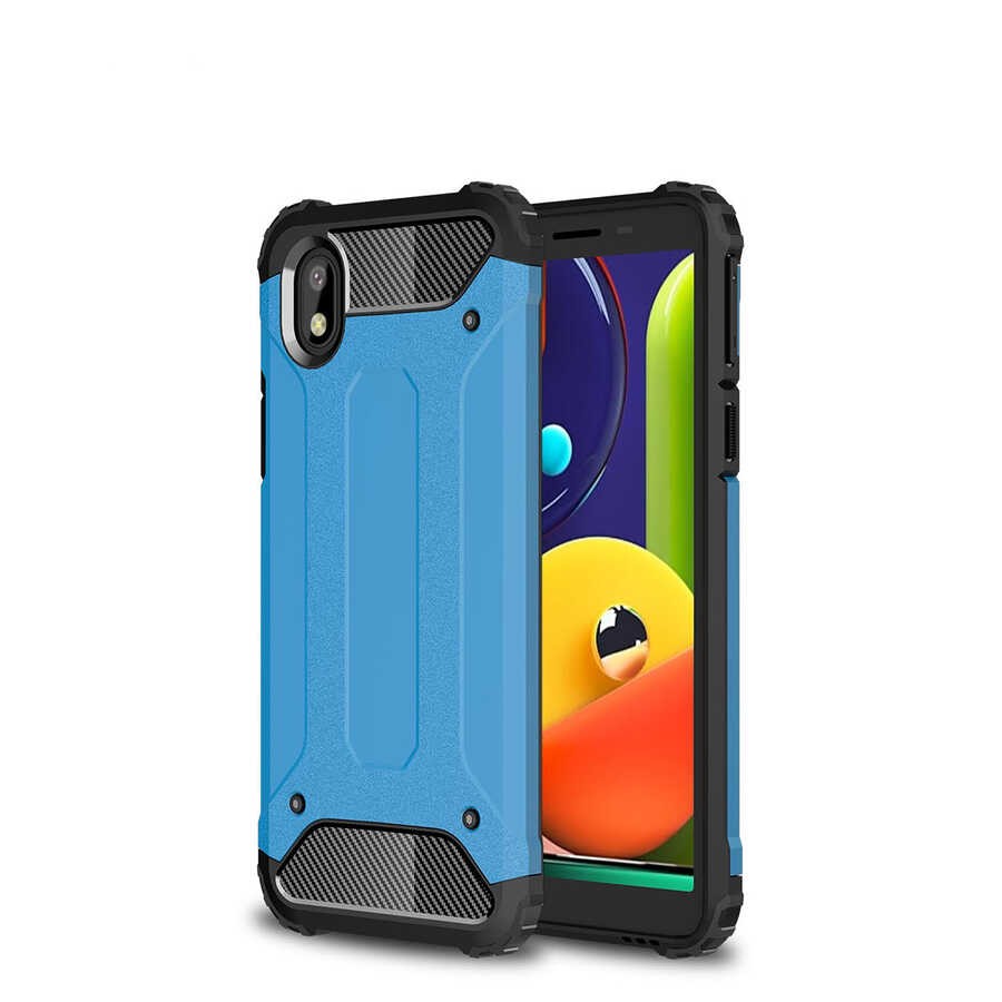 Galaxy A01 Core Kılıf Zore Crash Silikon Kılıf