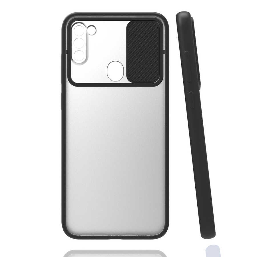 Galaxy A11 Kılıf Zore Lensi Kılıf