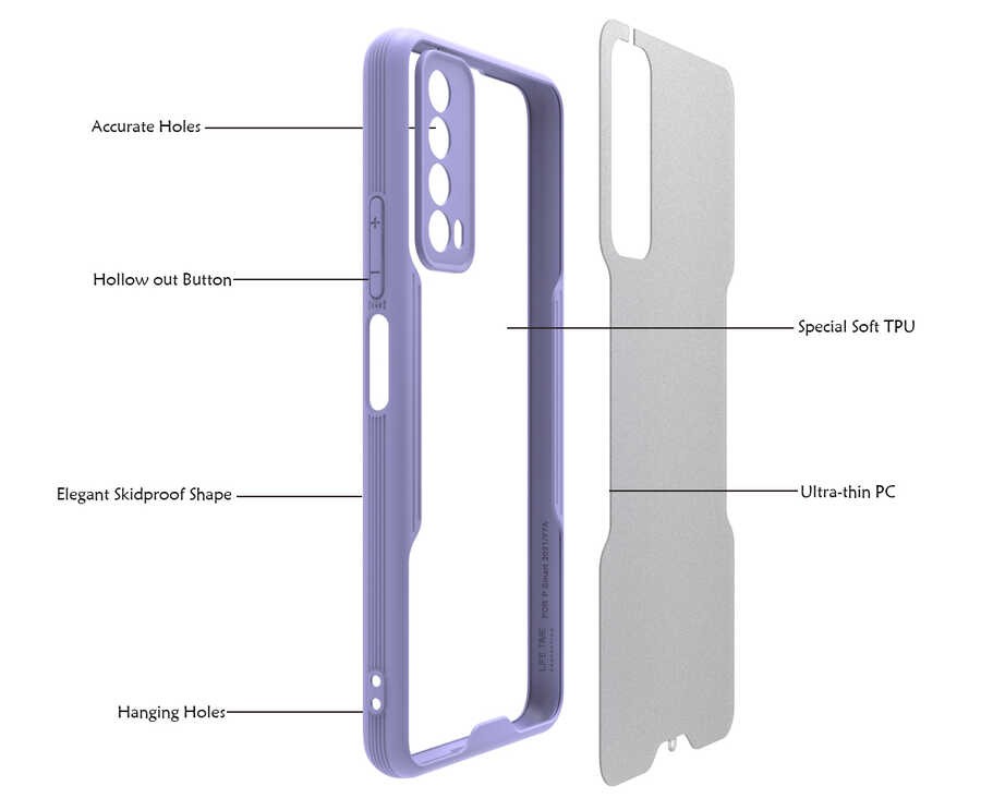 Huawei P Smart 2021 Kılıf Zore Parfe Kılıf