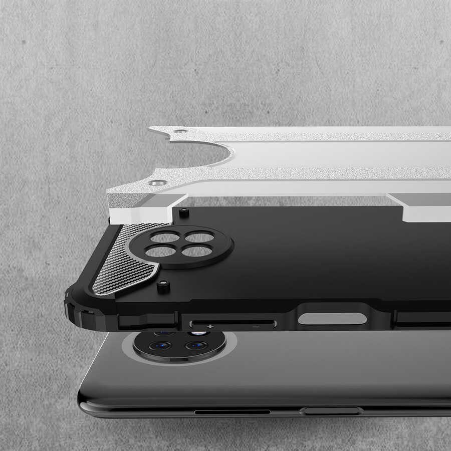 Xiaomi Redmi Note 9 5G Kılıf Zore Crash Silikon Kılıf