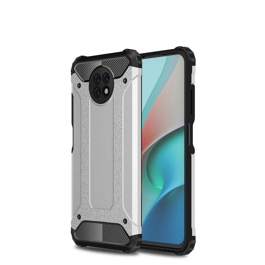 Xiaomi Redmi Note 9 5G Kılıf Zore Crash Silikon Kılıf