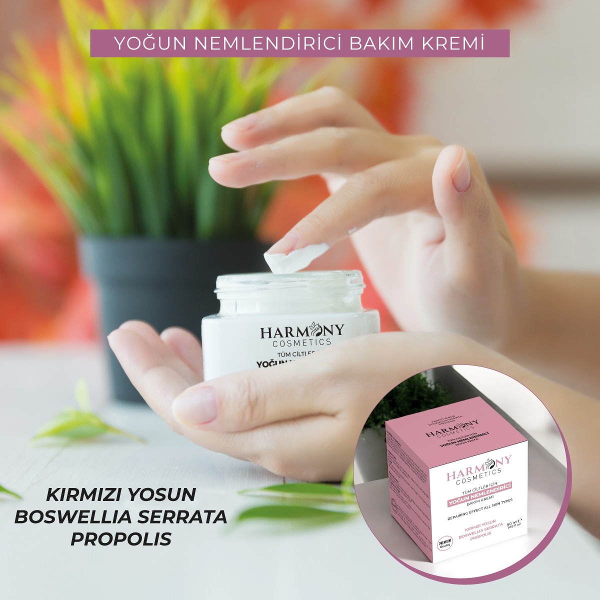 Yoğun Nemlendirici Bakım Kremi + Somon DNA - Sıkılaştırıcı Serum Seti 2'li