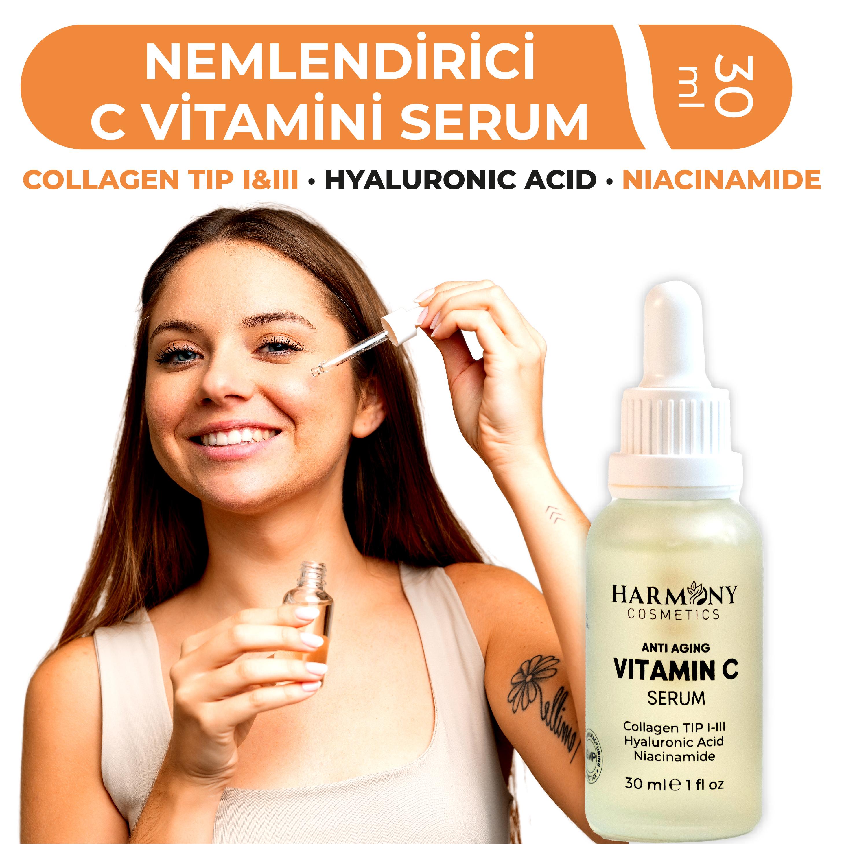 C Vitamin Serum + Termal Yüz Yıkama Jeli 2'li Set