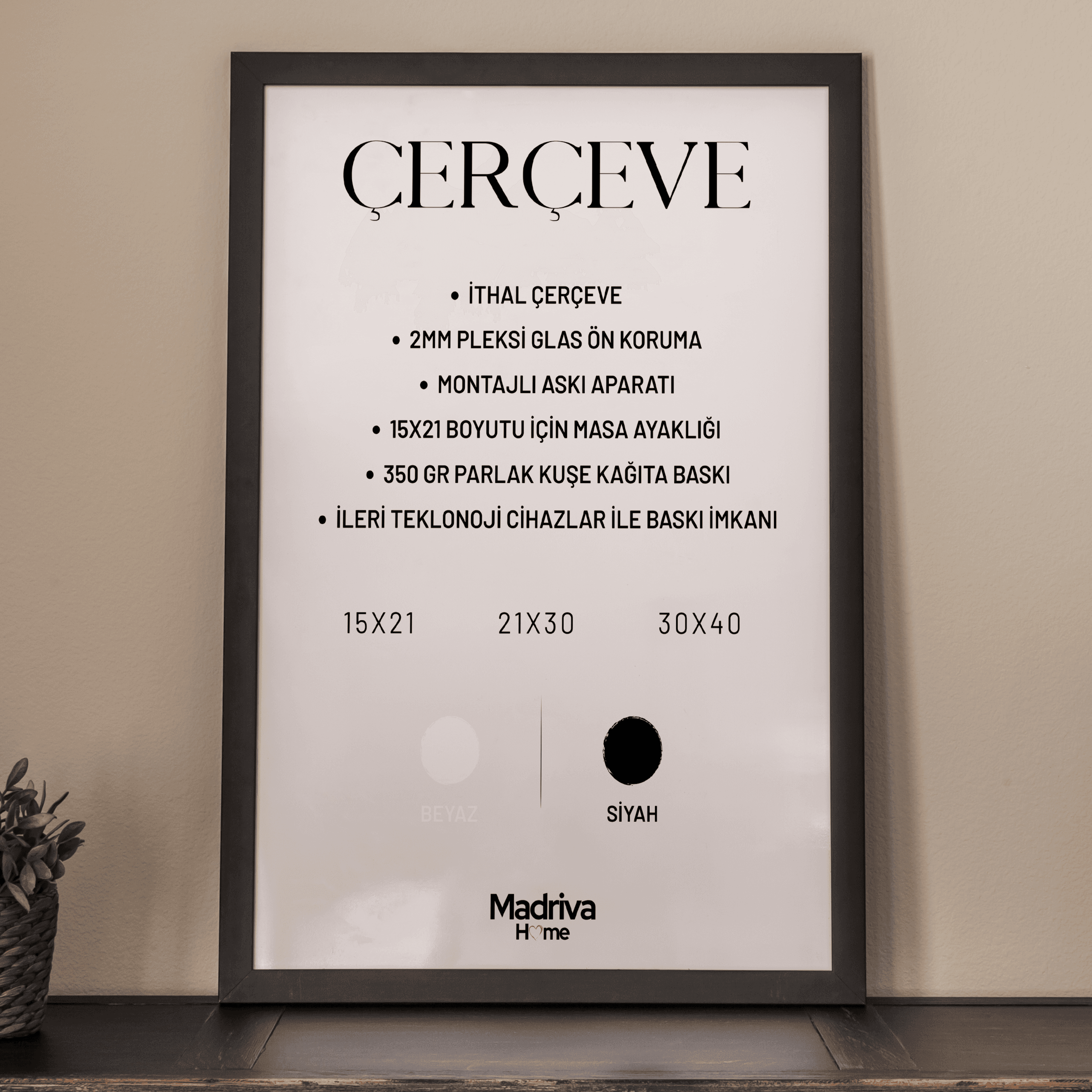 Sevgiliye Özel “SAVE THE DATE” Çerçeveli Tablo