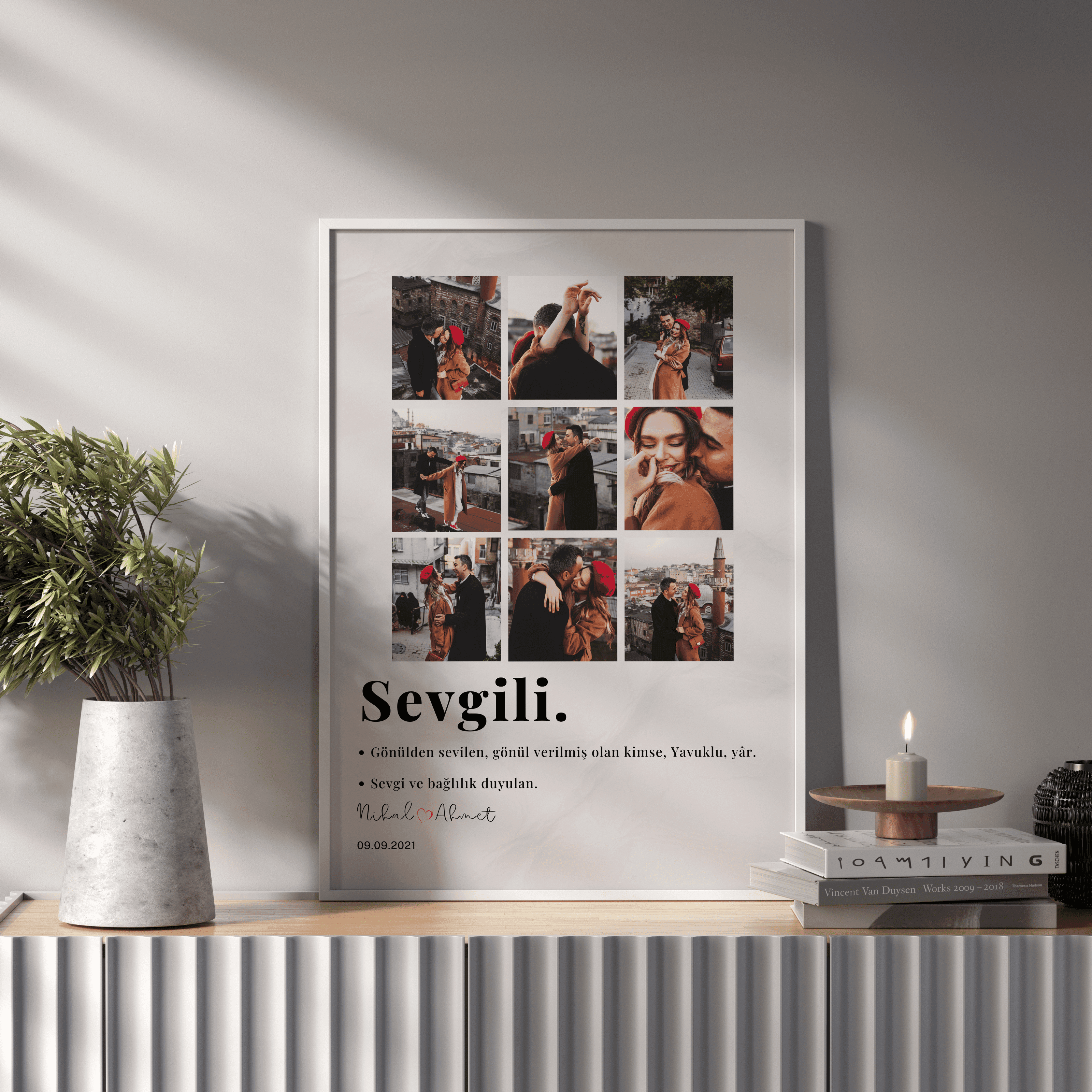 Sevgiliye Özel 9’lu Anı Kolajı