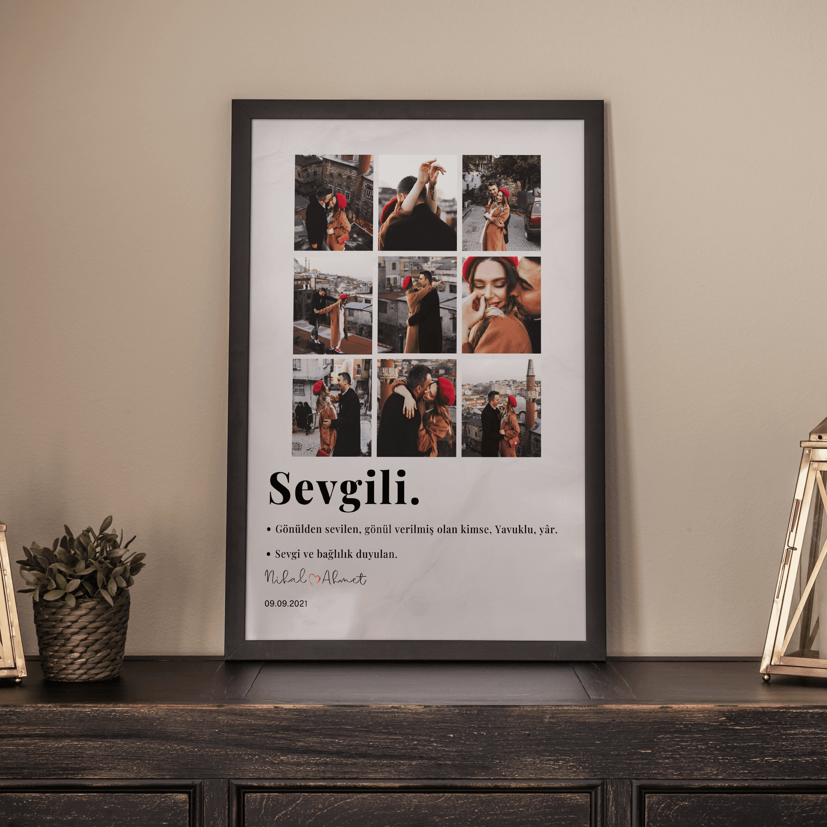 Sevgiliye Özel 9’lu Anı Kolajı