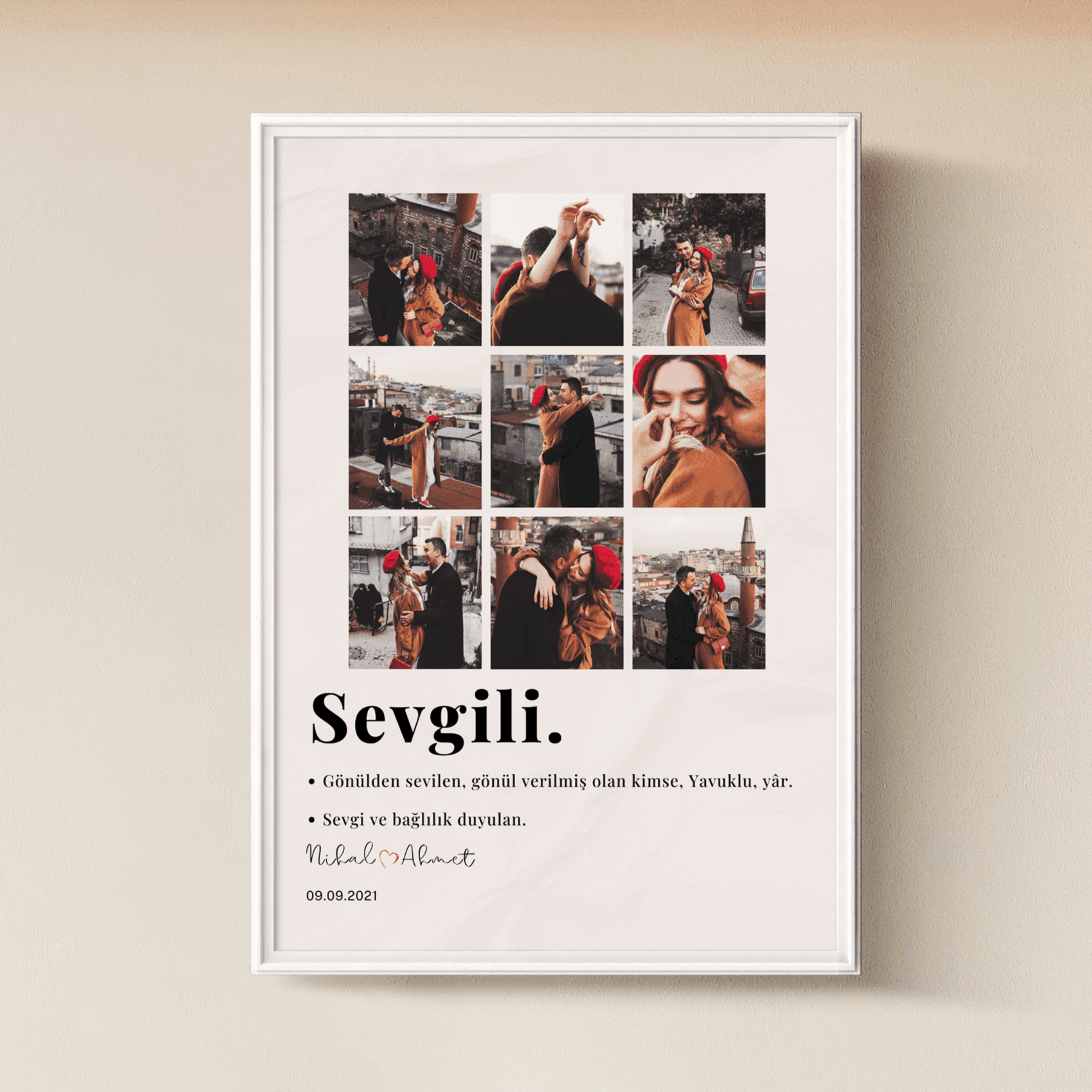 Sevgiliye Özel 9’lu Anı Kolajı