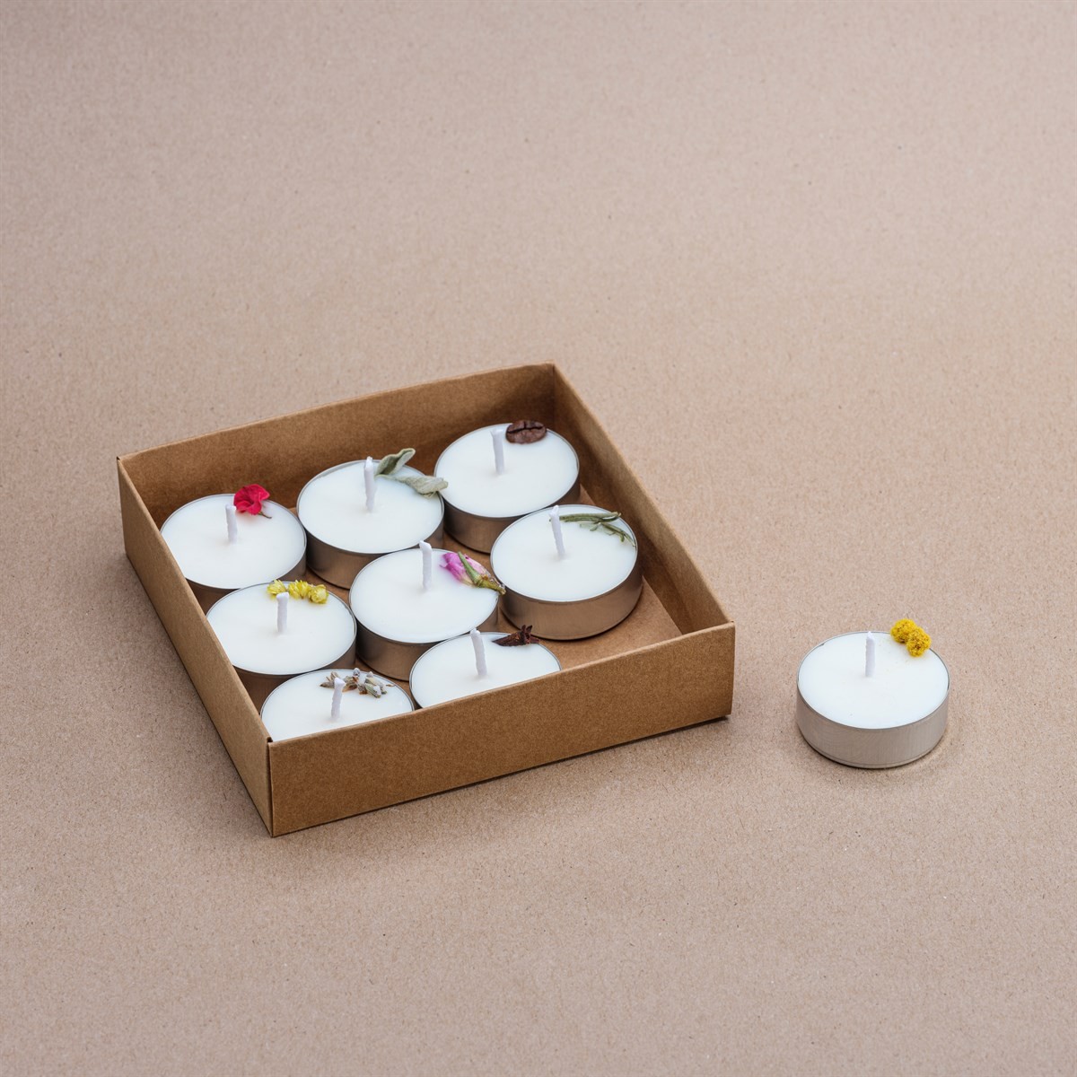 100 LÜ Soya Tealight PAKET