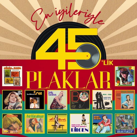 EN İYİLERİYLE 45'Lİ PLAKLAR-PLAK