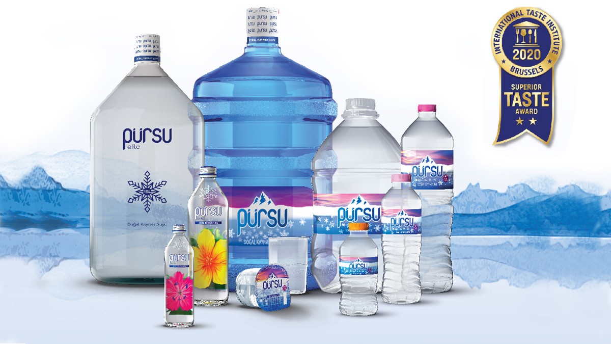 Pürsu 0,33 lt Cam Şişe Su Uludağ (12'li) 
