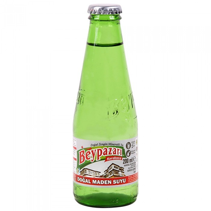  Beypazarı Maden Suyu Cam Şişe 200 ml 24 Adet Koli Bazlı Satış