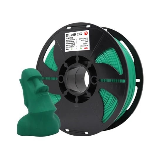 Elas 1.75mm Yeşil PLA PRO Filament