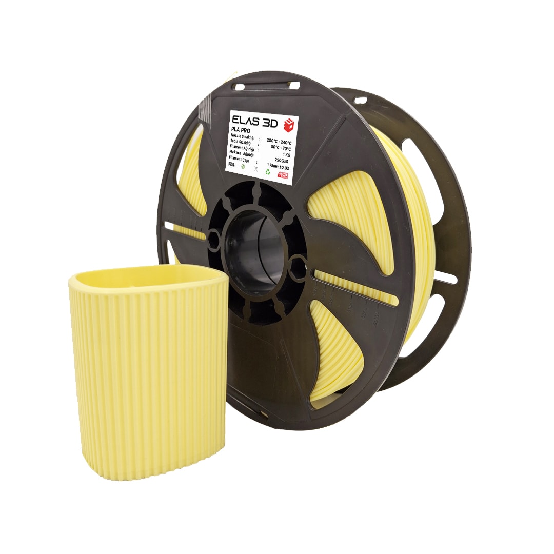 ELAS Pastel Sarı PLA PRO 1.75mm 1 KG Filament