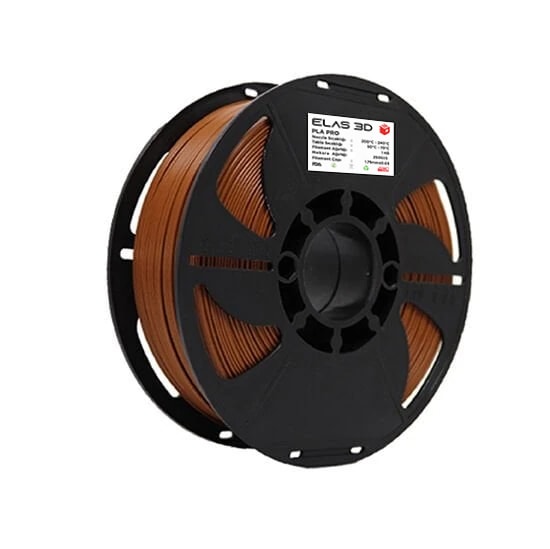 Elas 1.75mm Kahverengi PLA PRO Filament