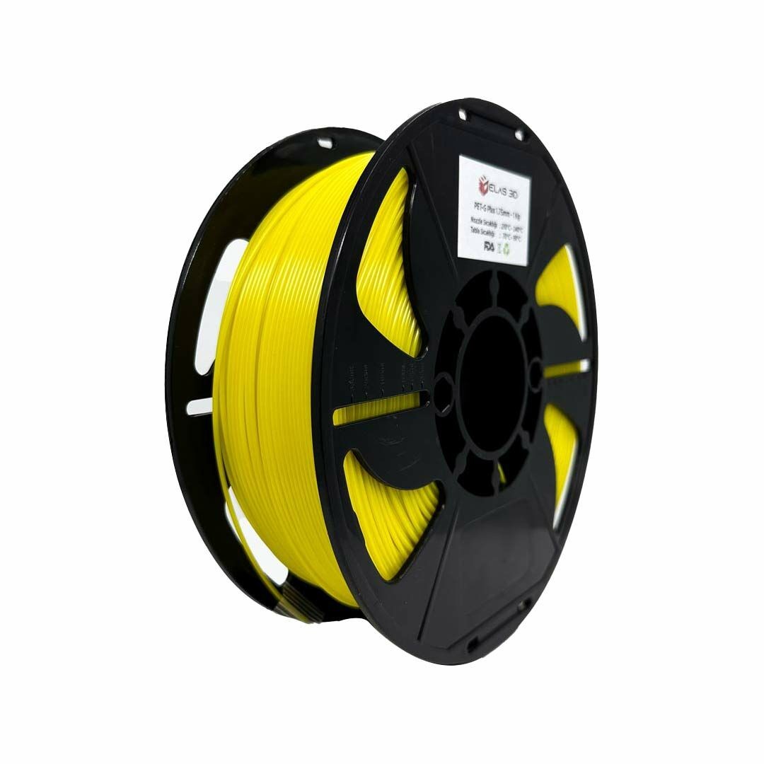 Elas Sarı PET-G PLUS Filament 1.75mm 1Kg