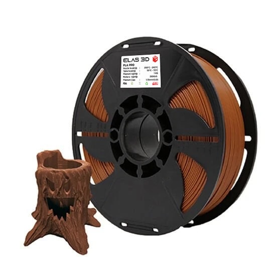 Elas 1.75mm Kahverengi PLA PRO Filament
