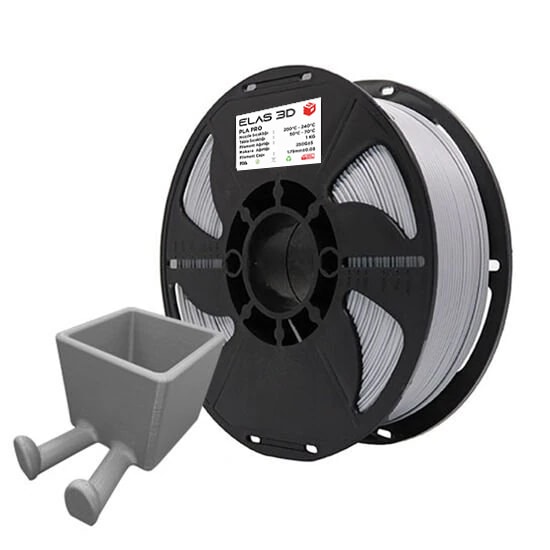 Elas 1.75mm Gümüş Gri PLA PRO Filament