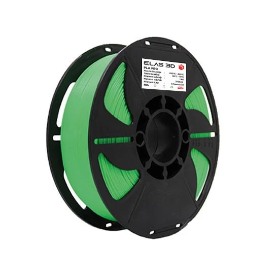 Elas 1.75mm Fıstık Yeşili PLA PRO Filament 1Kg