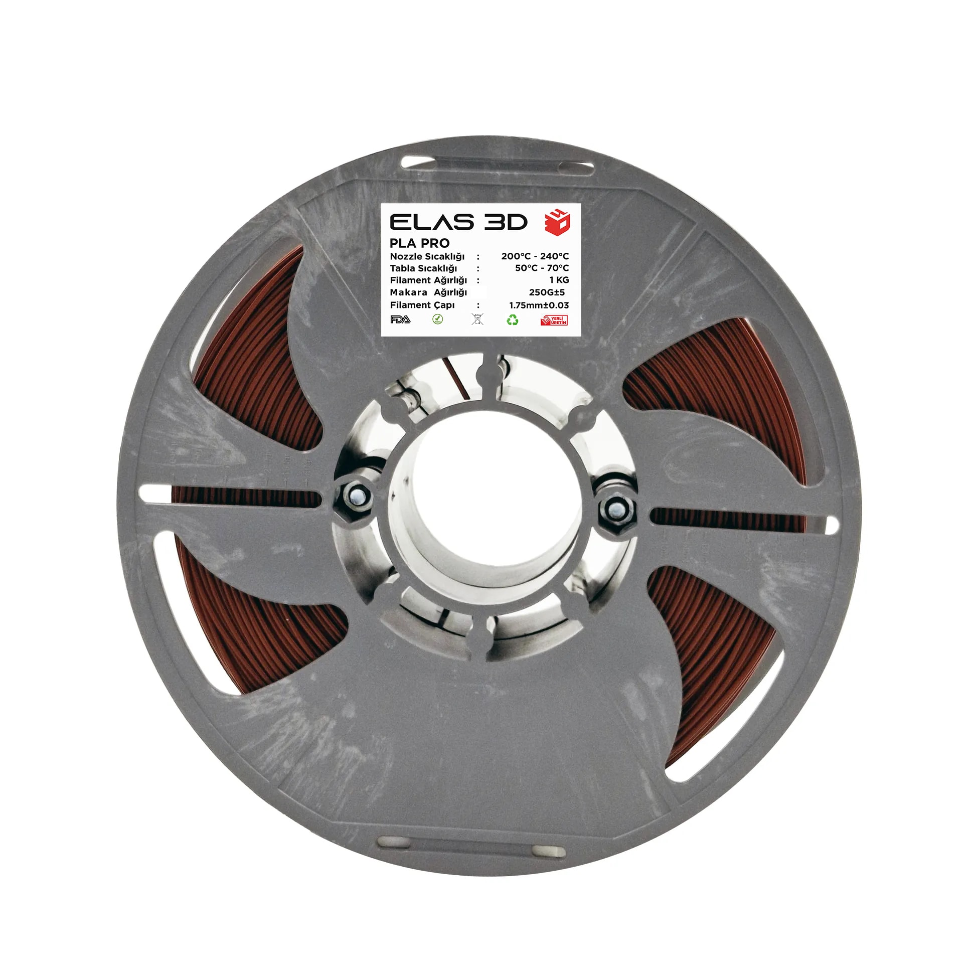 ELAS 1.75MM Kiremit PLA PRO Filament 1 Kg