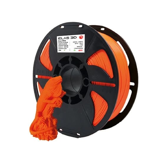 Elas 1.75mm Turuncu PLA PRO Filament