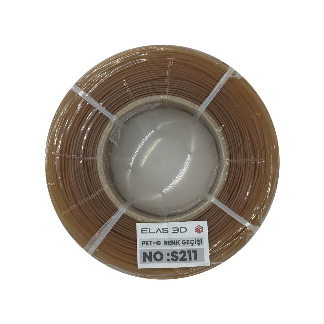 Elas 1.75mm S211 Renk Geçişi Pet-G Makarasız Filament 1KG