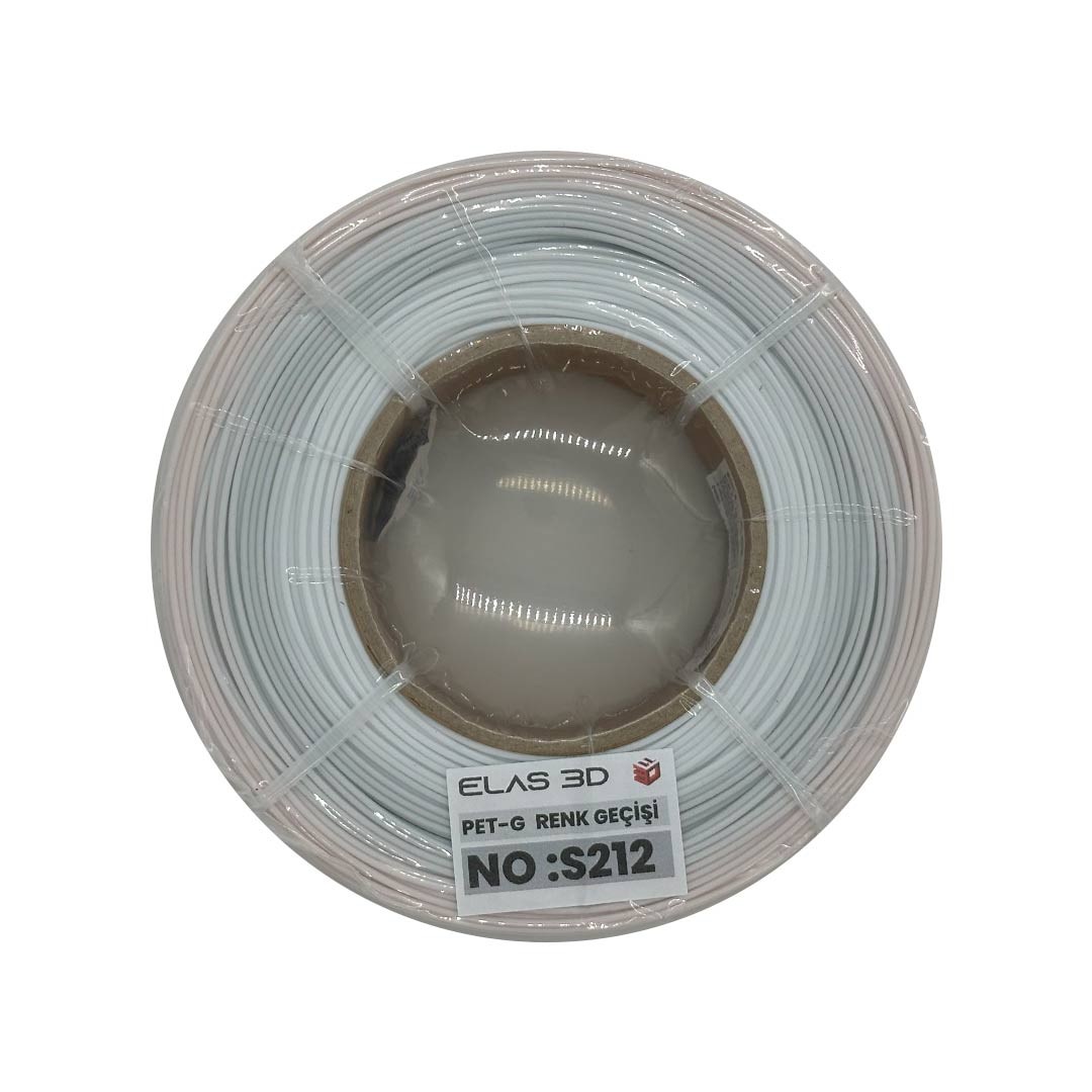 Elas 1.75mm S212 Renk Geçişi Pet-G Makarasız Filament 1KG