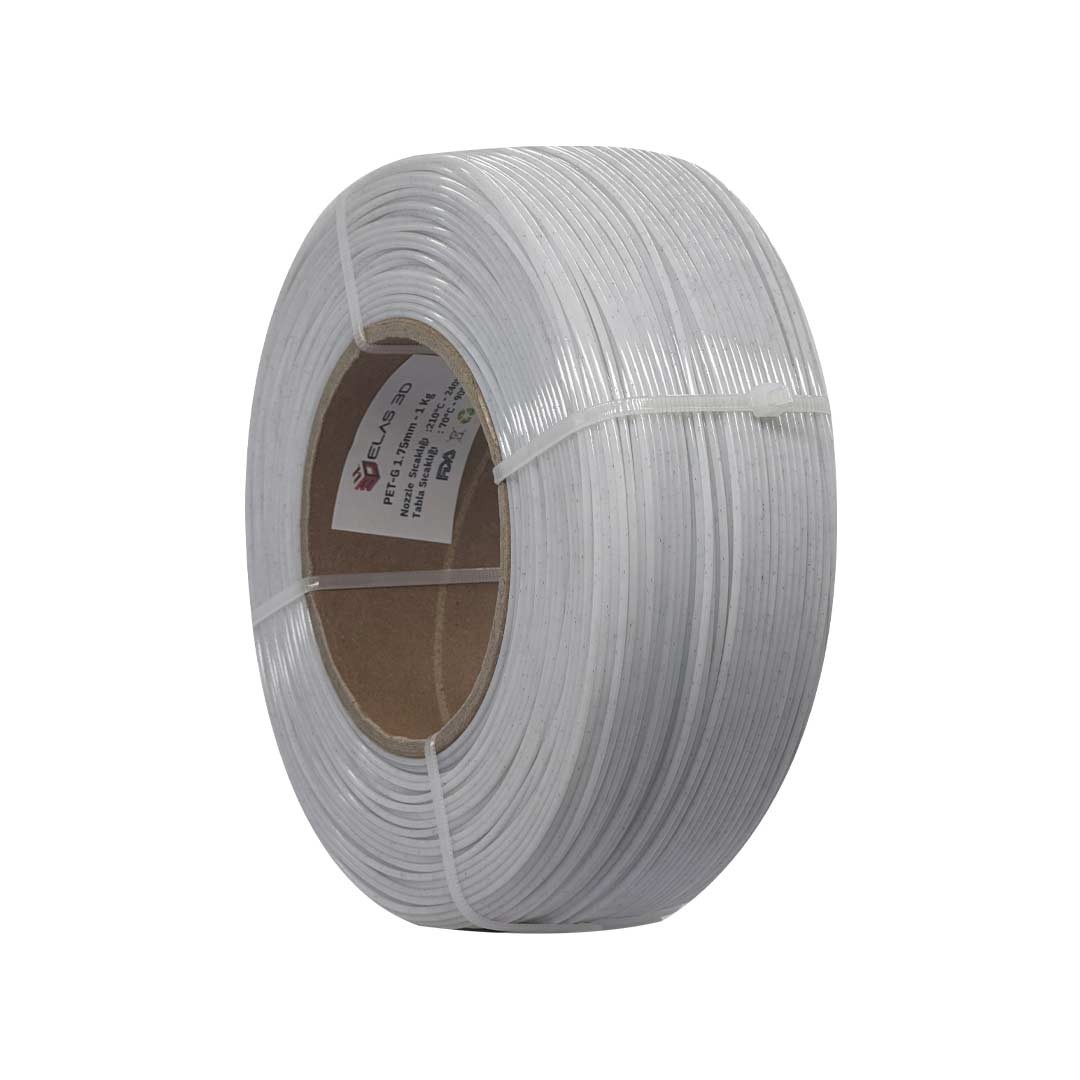 Elas 1.75mm Mermer Pet-G Makarasız Filament 1KG