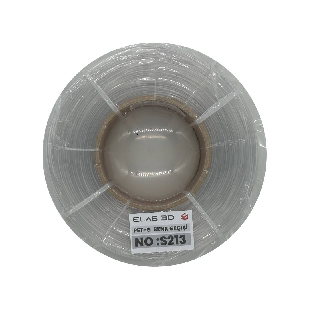 Elas 1.75mm S213 Renk Geçişi Pet-G Makarasız Filament 1KG