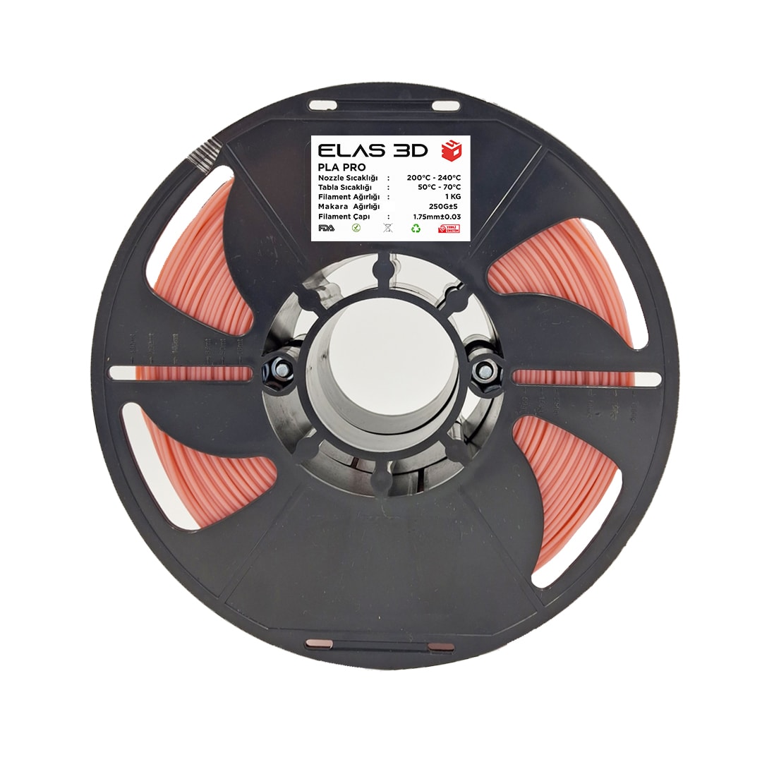 ELAS Pastel Pembe PLA PRO 1.75mm 1 KG Filament