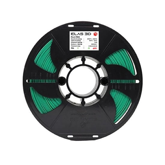 Elas 1.75mm Yeşil PLA PRO Filament