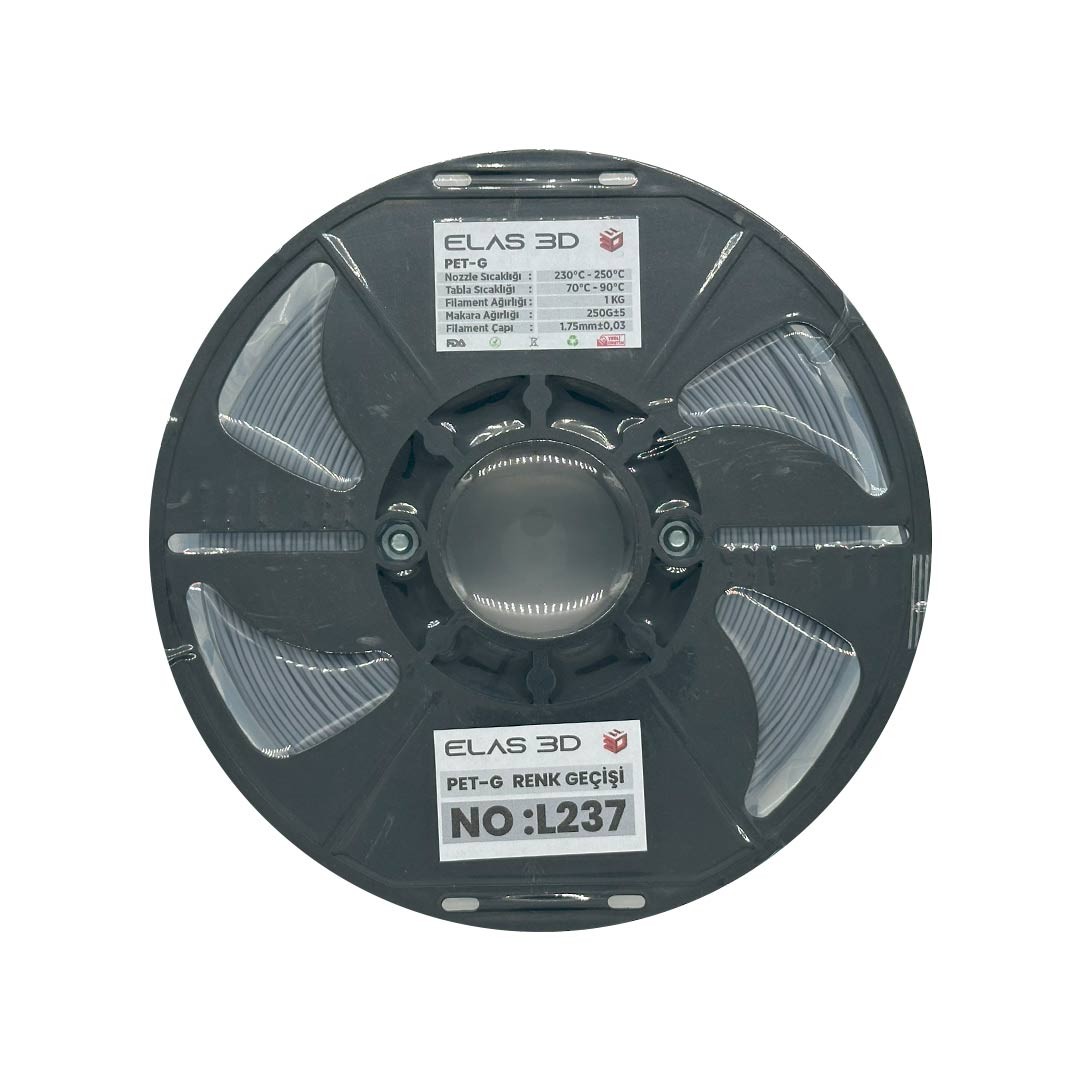 Elas 1.75mm L237 Renk Geçişi Pet-G Filament 1 KG