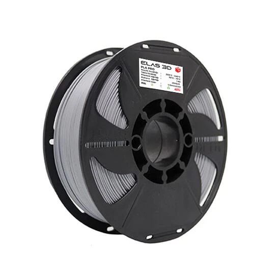 Elas 1.75mm Gümüş Gri PLA PRO Filament