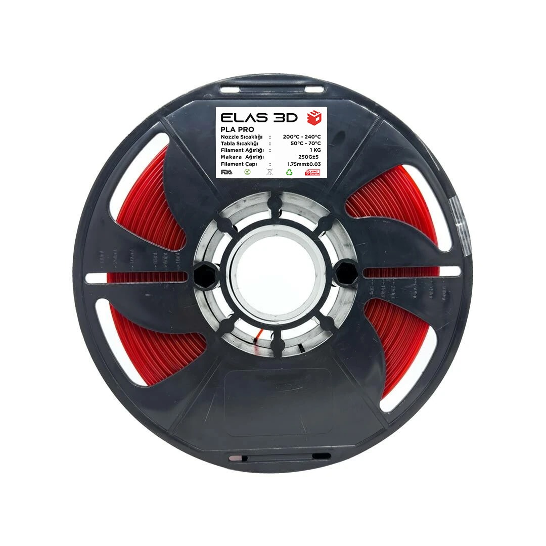 Elas 1.75mm Kırmızı PLA PRO Filament