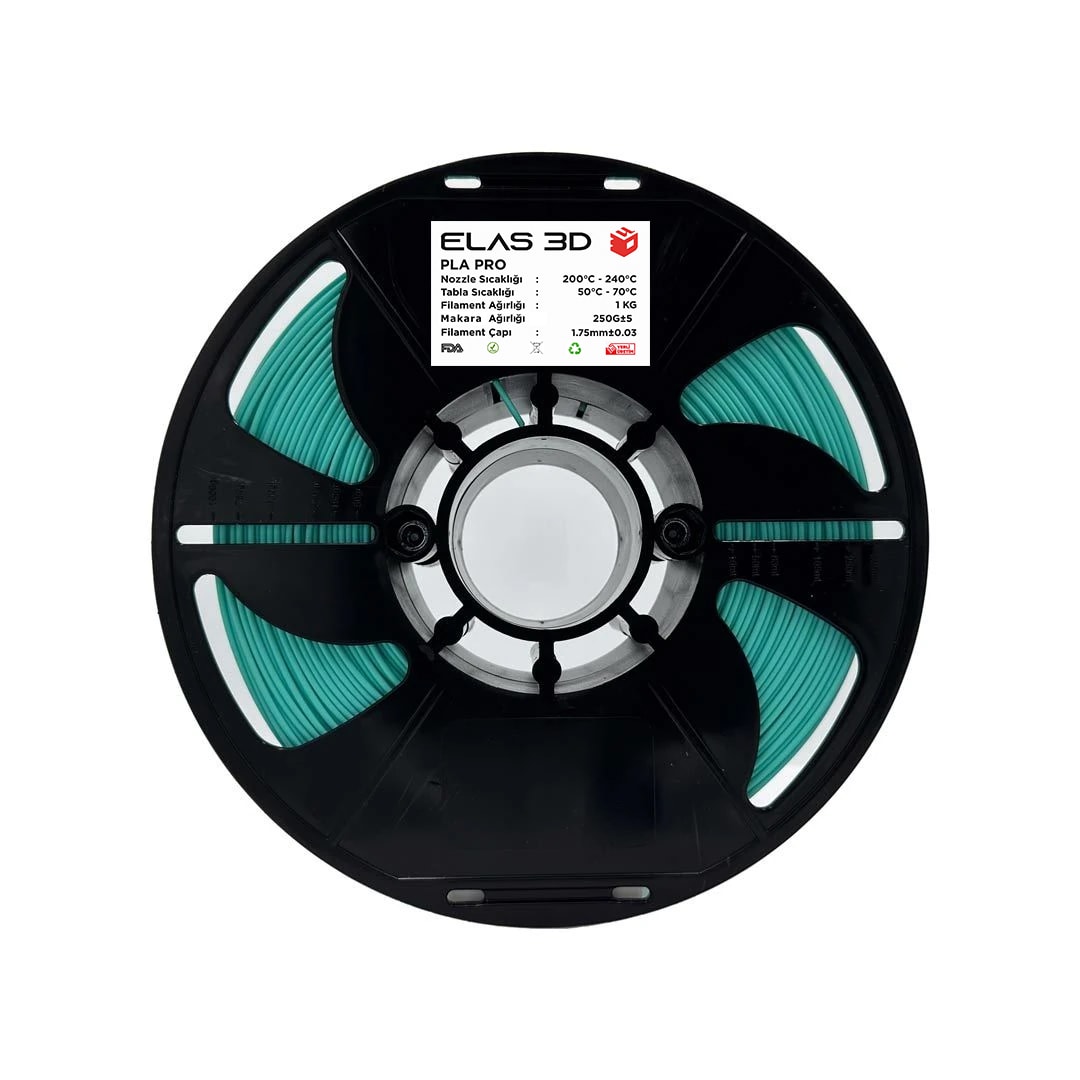 ELAS 1.75mm Su Yeşili PLA PRO Filament 1 Kg