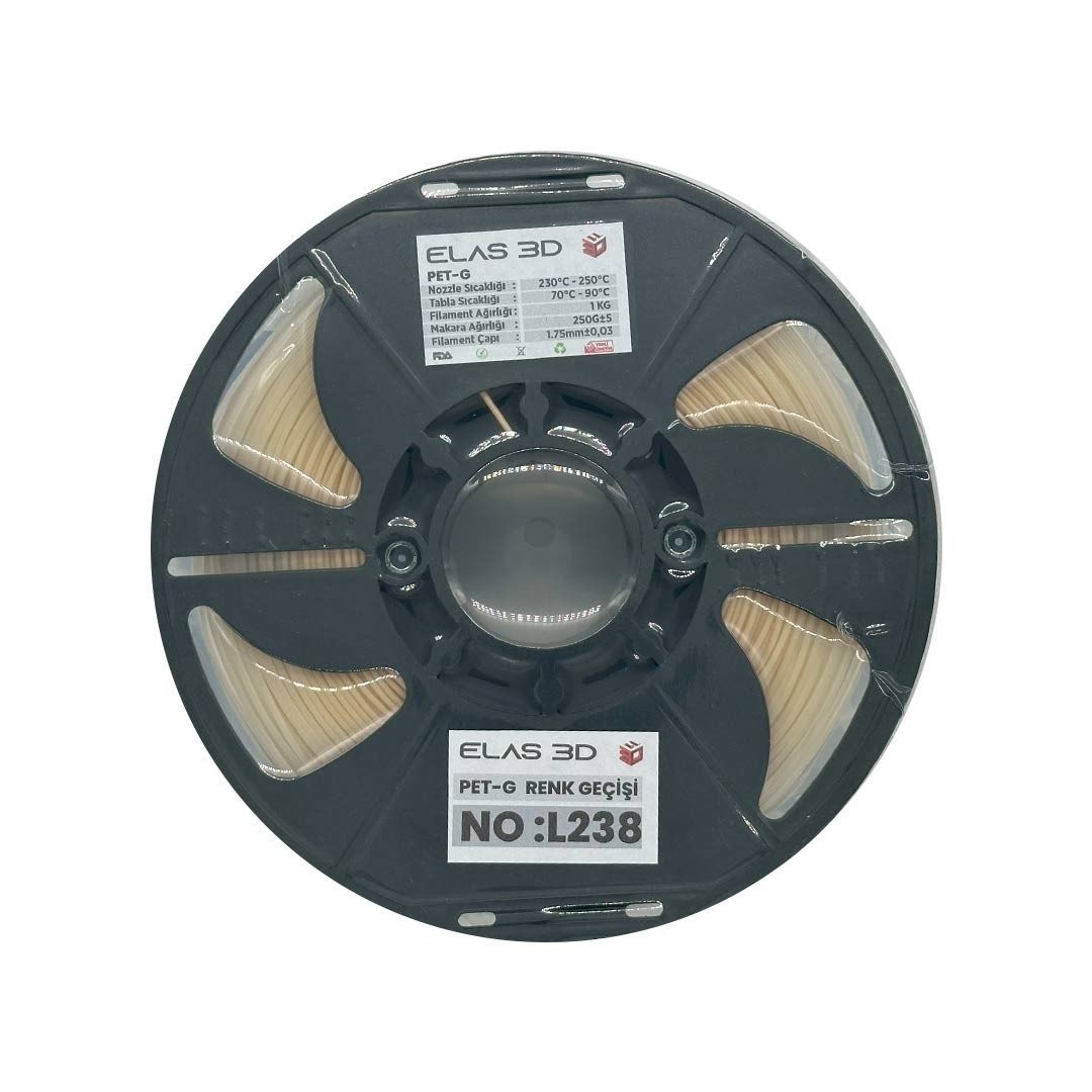 Elas 1.75mm L238 Renk Geçişi Pet-G Filament 1 KG