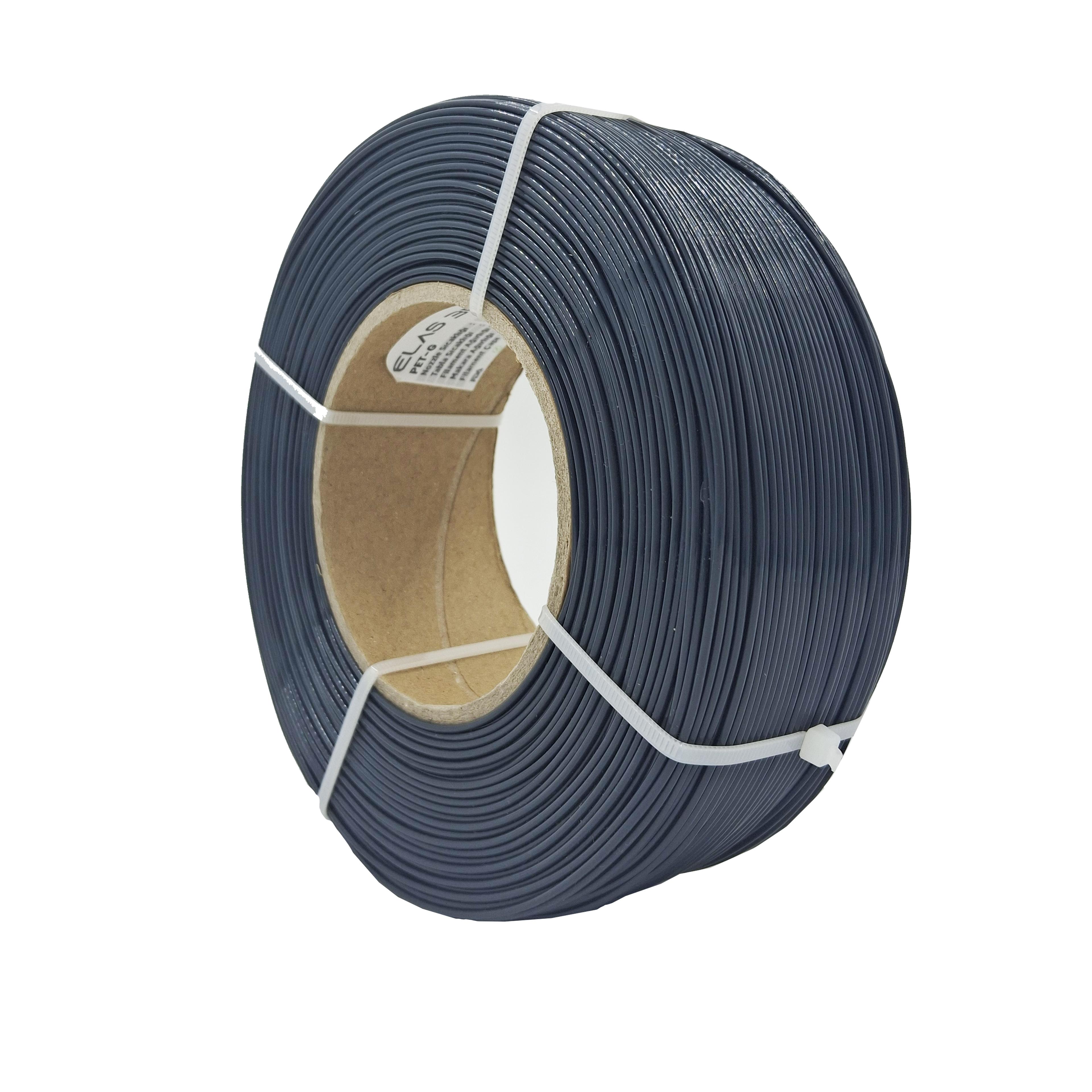 Elas 1.75mm Antrasit Pet-G Makarasız Filament 1KG