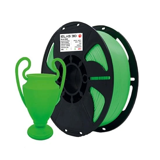 Elas 1.75mm Fıstık Yeşili PLA PRO Filament 1Kg