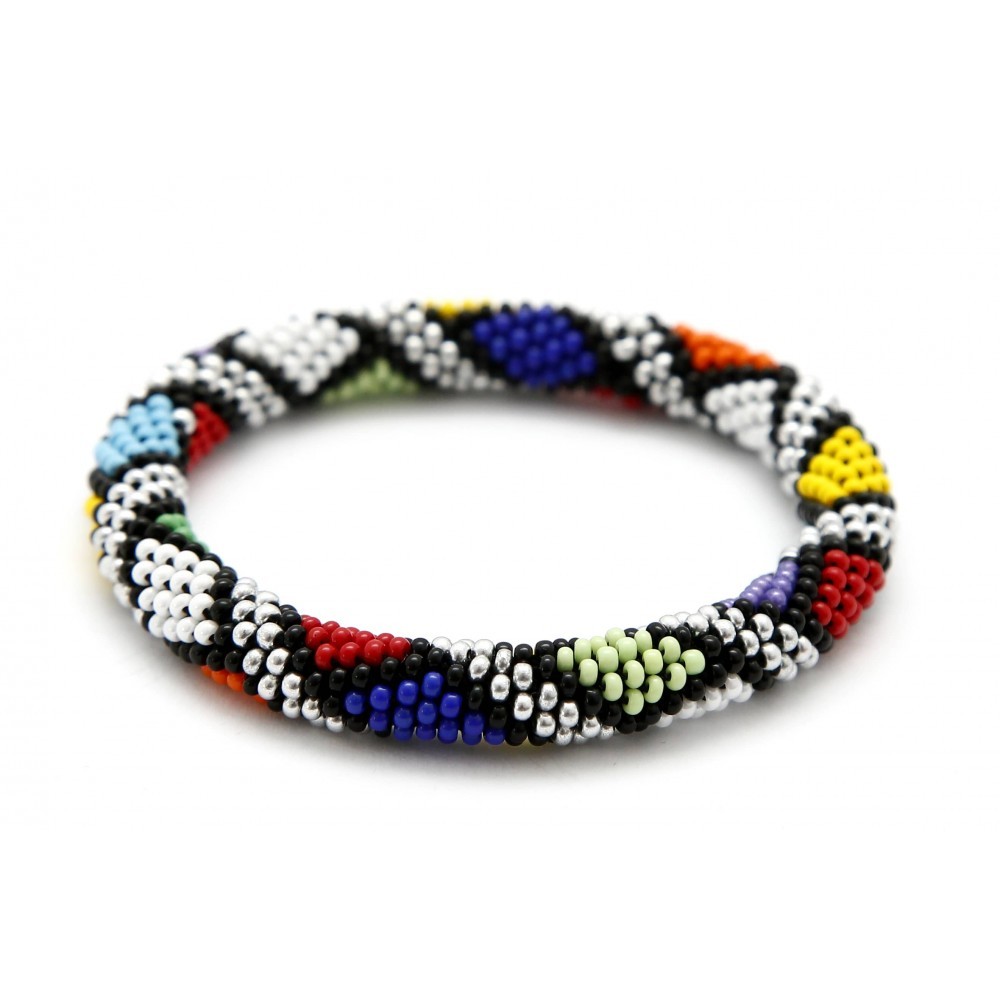 Barbiel Design Gümüş Afrika Desen Bohem Bileklik