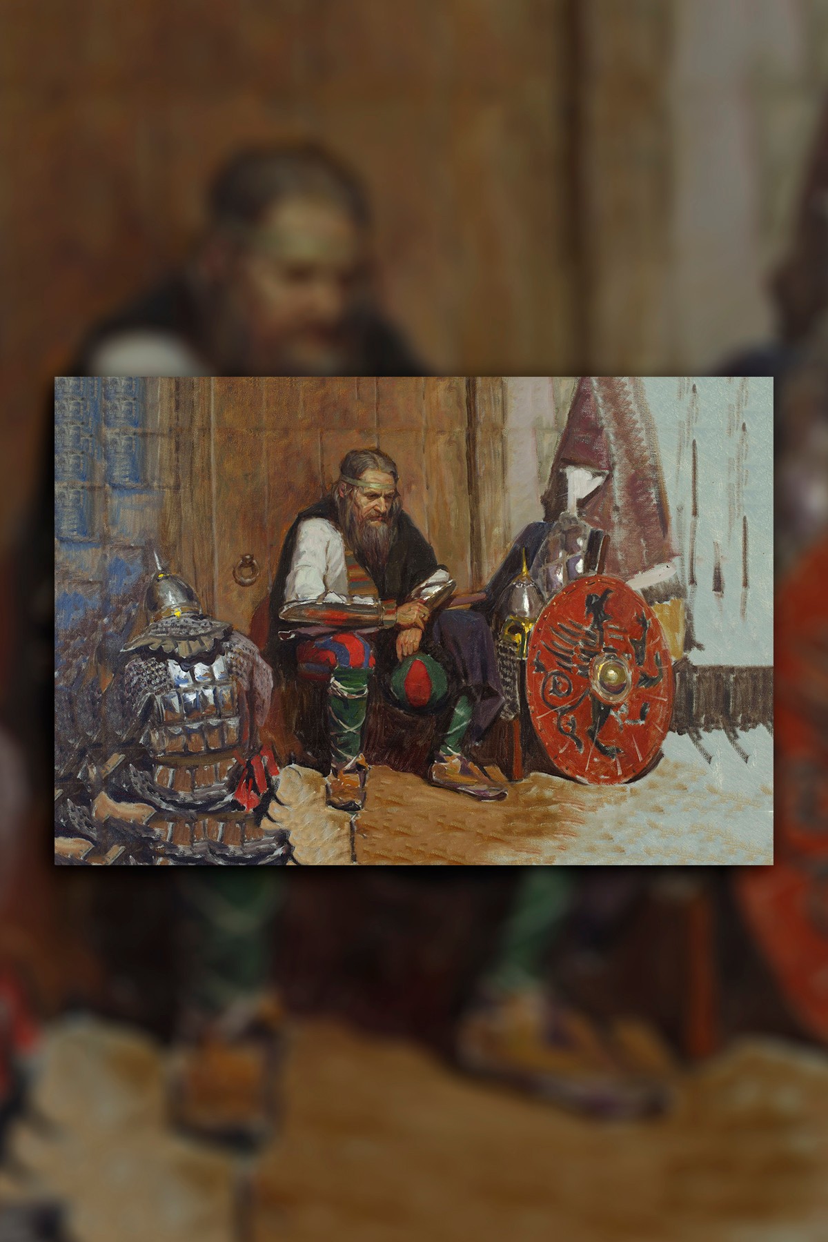 Savaş Sonrası Kanvas Duvar Tablo
