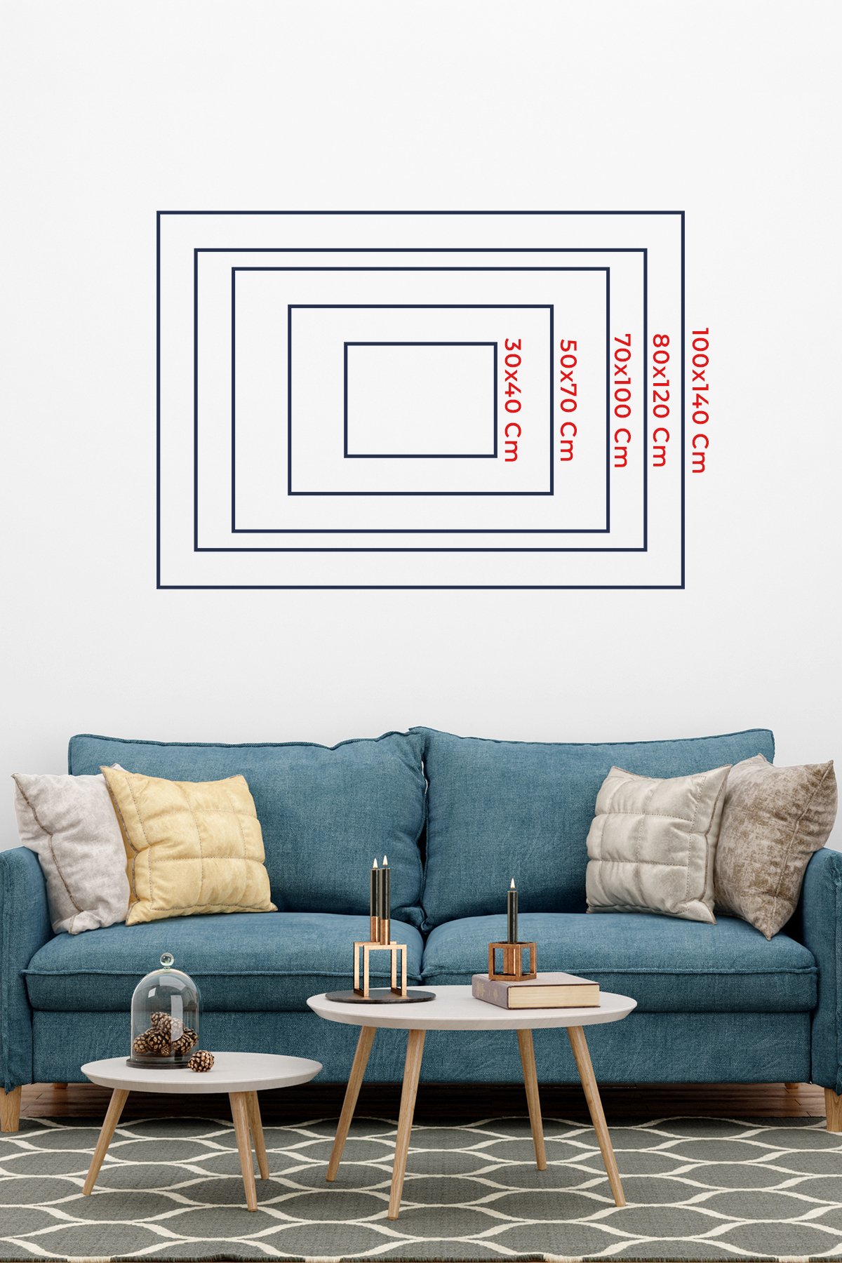 Abstract Rengarenk Kadın Kanvas Duvar Tablo