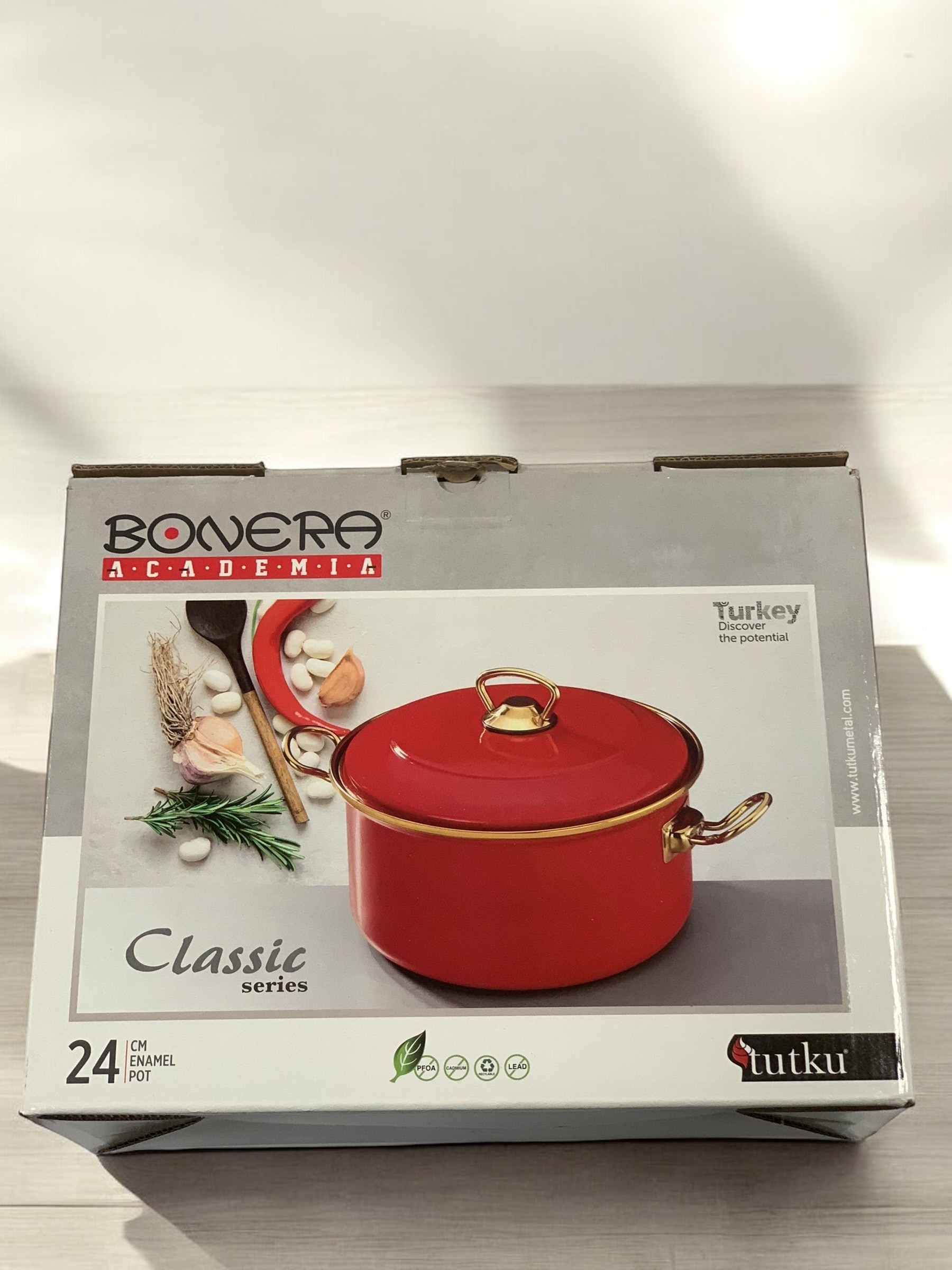 Bonera Academia 24 cm Emaye Tencere