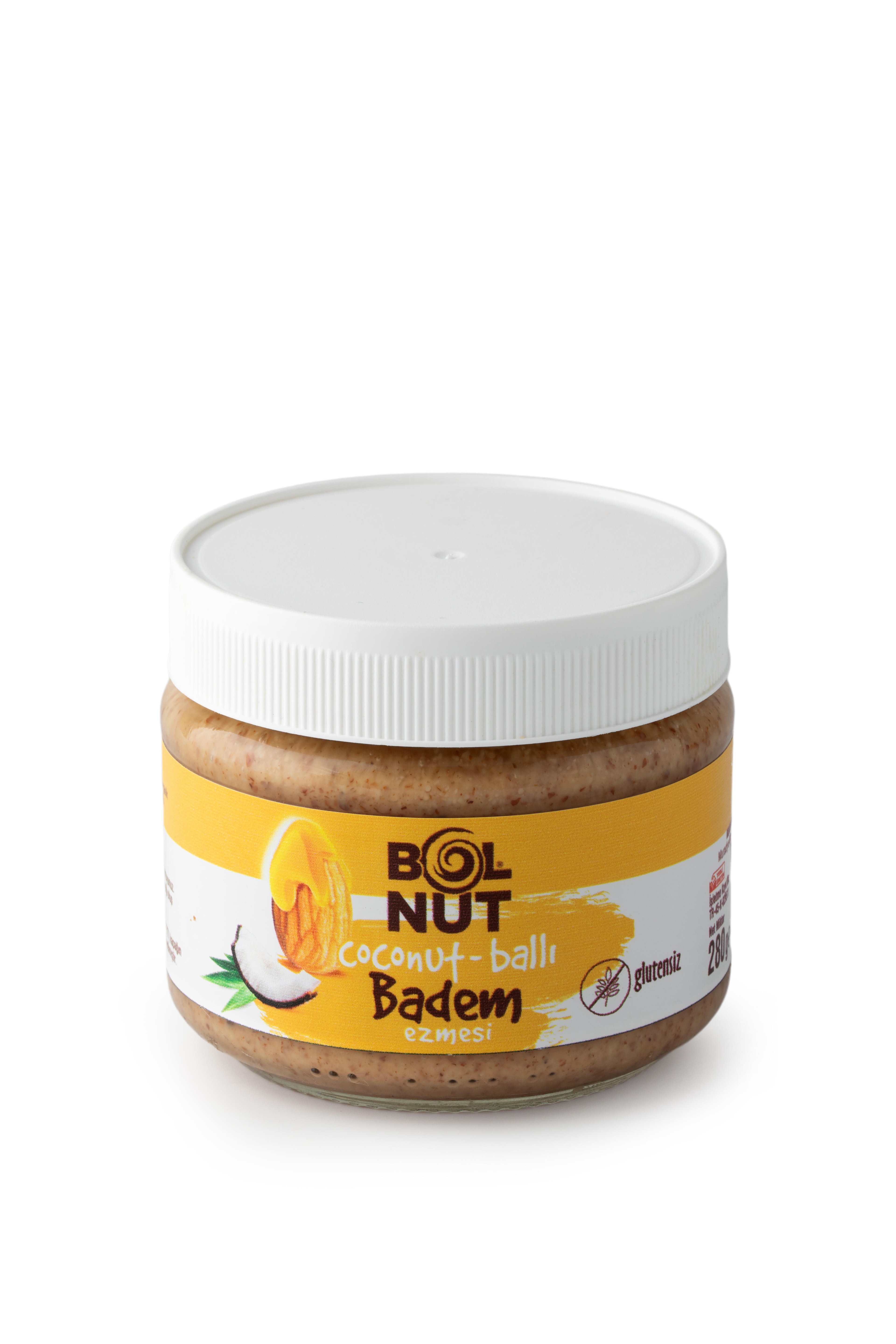 Coconut Ballı Badem Ezmesi - 280 g